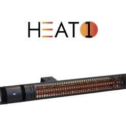 Terrassevarmere ^ Heat1 212-320 TERRASSEVARMER SORT 660/2000 W