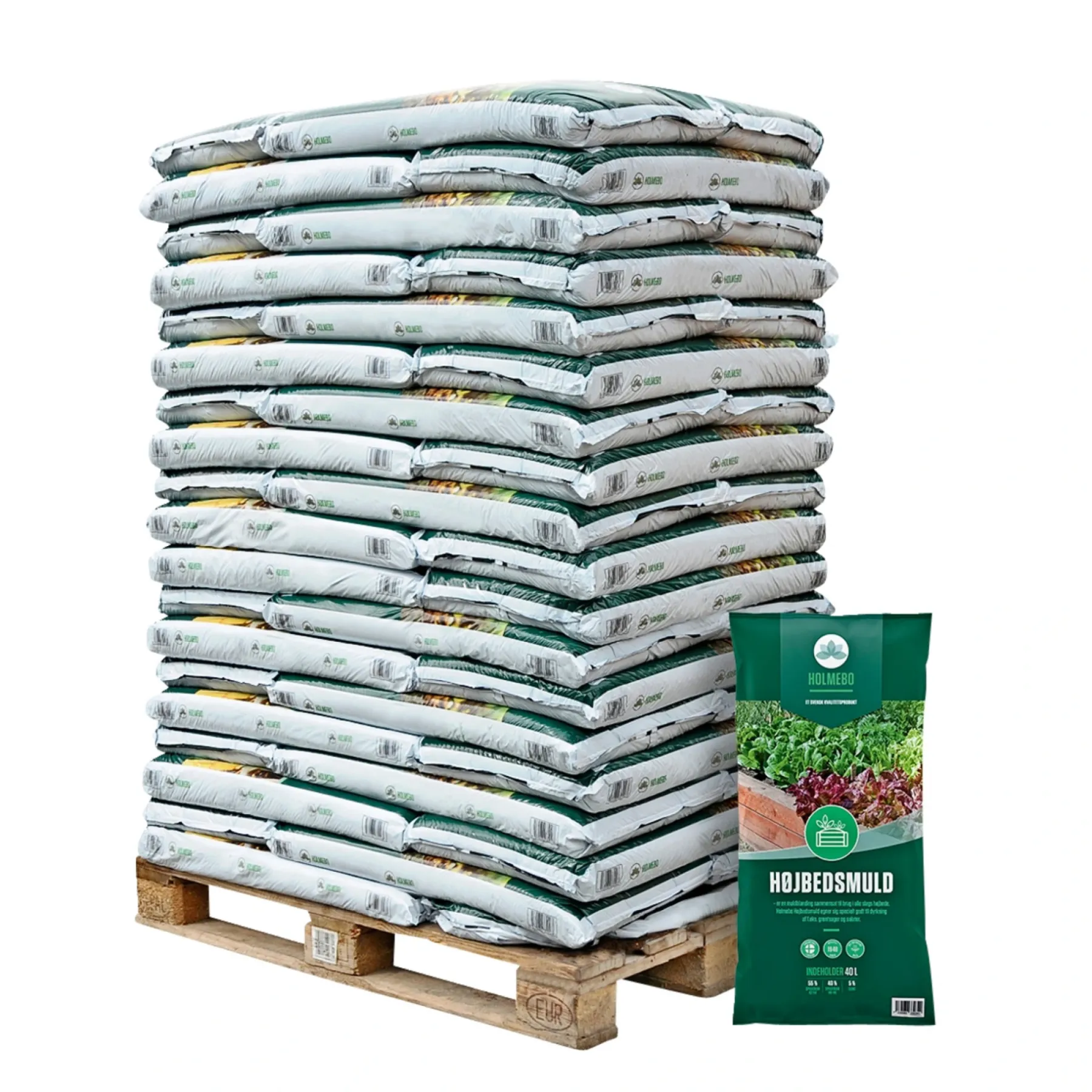 60 POSER Á 40 LTR HØJBEDSMULD 2400 L>HOLMEBO Outlet