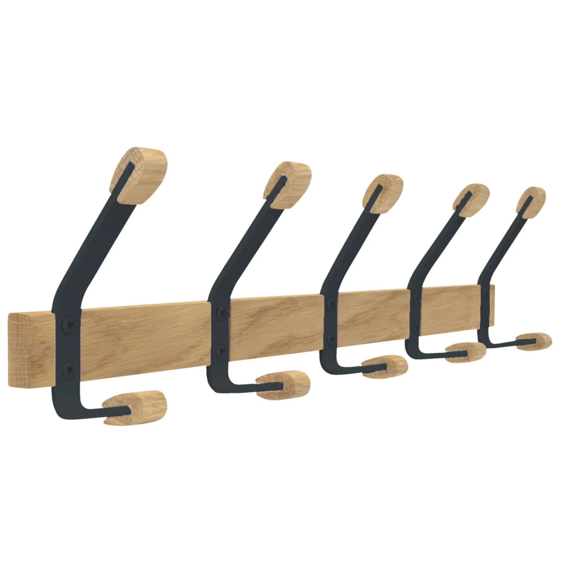 KNAGERÆKKE SORT 5 KN L50×D7X H12 CM>Home>it Discount
