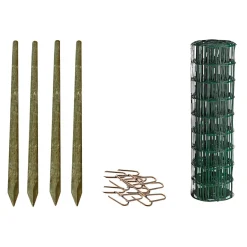 Trådhegn & Volierenet ^ Hortus HEGN GRØN PLASTBELAGT 0.80 X 25 M