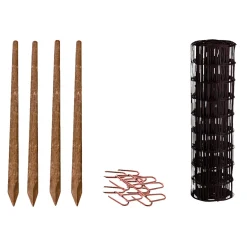 HEGN SORT PLASTBELAGT 0.80 X 50 M>Hortus Online