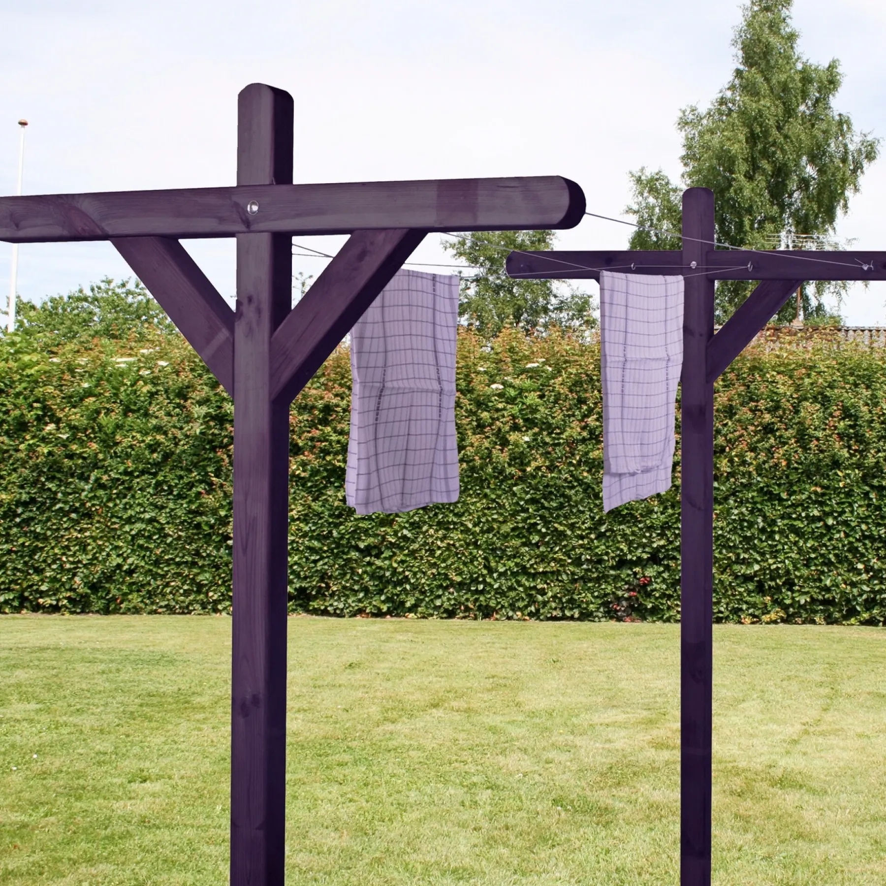 Tørrestativer ^ Hortus 801-012PC TØRRESTATIV SORT TRÆ