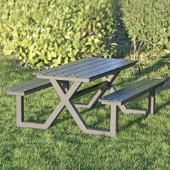 X-MODEL 801-090 BØRN BORDBÆNKESÆT SORT>Hortus