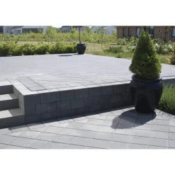 Belægningssten ^ IBF BONDESTEN KANTBLOK 14 X 14 X 21 CM SORT