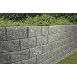 Støttemure ^ IBF EASYBLOK AFDÆKNING STØTTEMUR 18 X 18 CM GRÅ