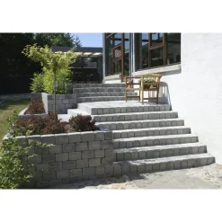 Belægningssten ^ IBF HOLMEGAARDSTEN KANTBLOK 14 X 14 X 21 CM GRÅMIX