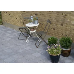 Belægningssten ^ IBF HOLMEGAARDSTEN KVADRAT BELÆGNINGSSTEN 7 X 28 X 28 CM SORT/ANTRACIT
