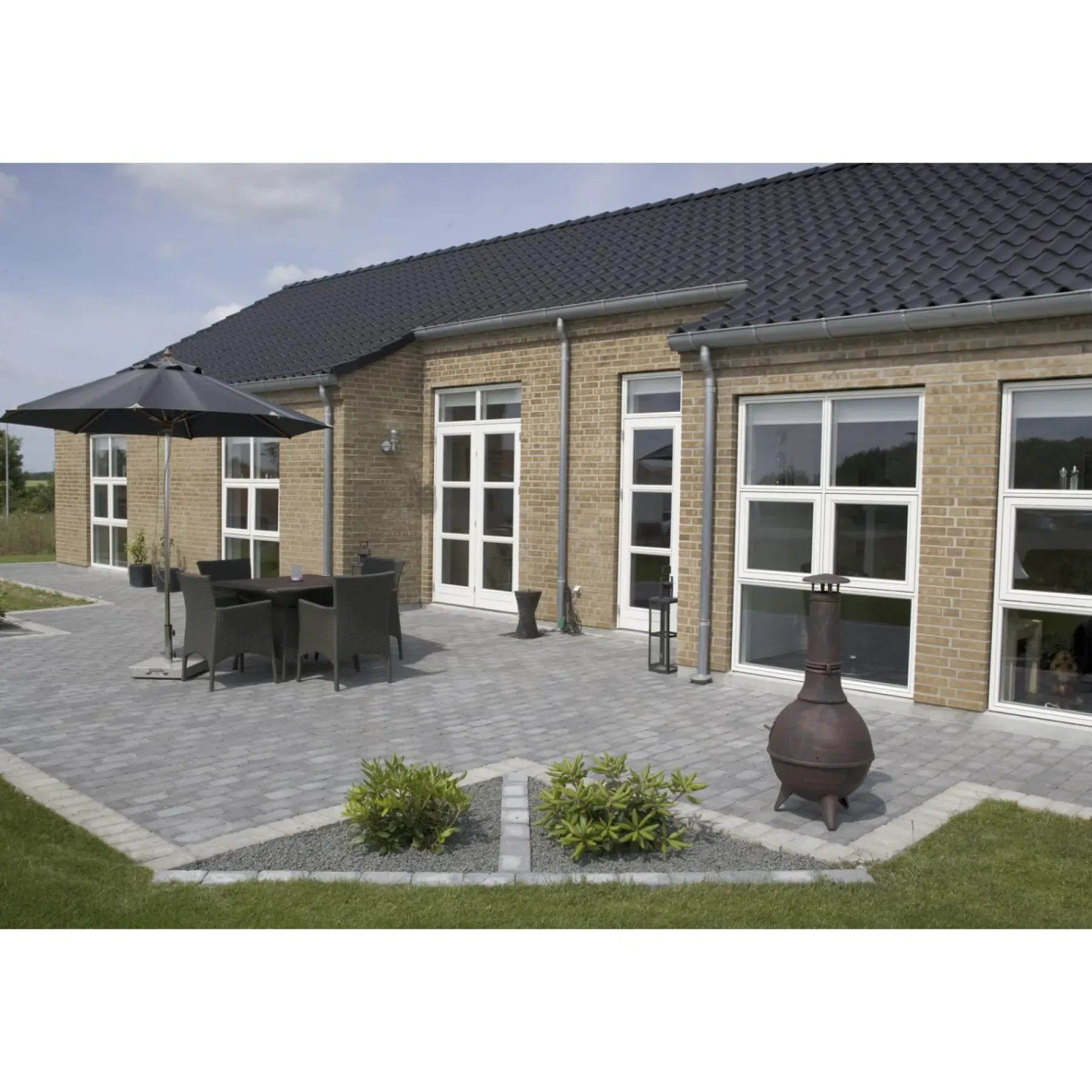 HOLMEGAARDSTEN NORMALSTEN BELÆGNINGSSTEN 7 X 14 X 21 CM SORT/ANTRACIT>IBF Discount