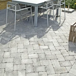 Belægningssten ^ IBF HOLMEGAARDSTEN NORMALSTEN BELÆGNINGSSTEN 5 X 14 X 21 CM GRÅ