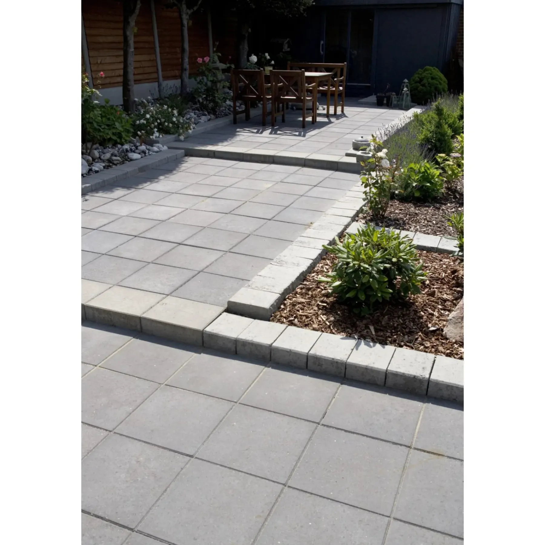 MODUL 40 HAVEFLISE 5 X 40 X 40 CM SORT/ANTRACIT>IBF Online