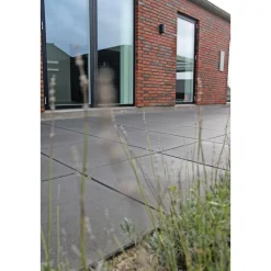 Havefliser ^ IBF MODUL 50 HAVEFLISE 6 X 50 X 50 CM SORT/ANTRACIT