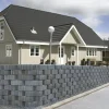 Støttemure ^ IBF PLANTESTEN TYPE 8 STØTTEMUR 15 X 50 X 25 CM SORT/ANTRACIT
