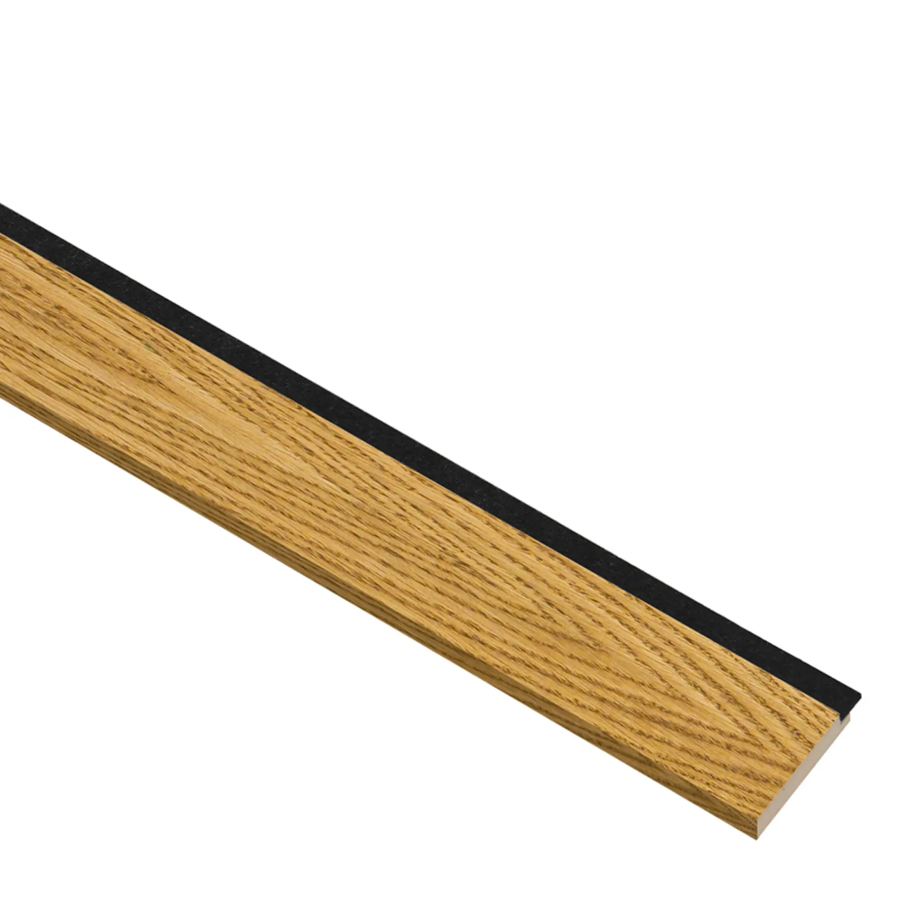 Akustikpanel ^ I-Wood AFSLUTNINGSLISTE EG, BRUN OLIE 16 X 67 X 2400 MM