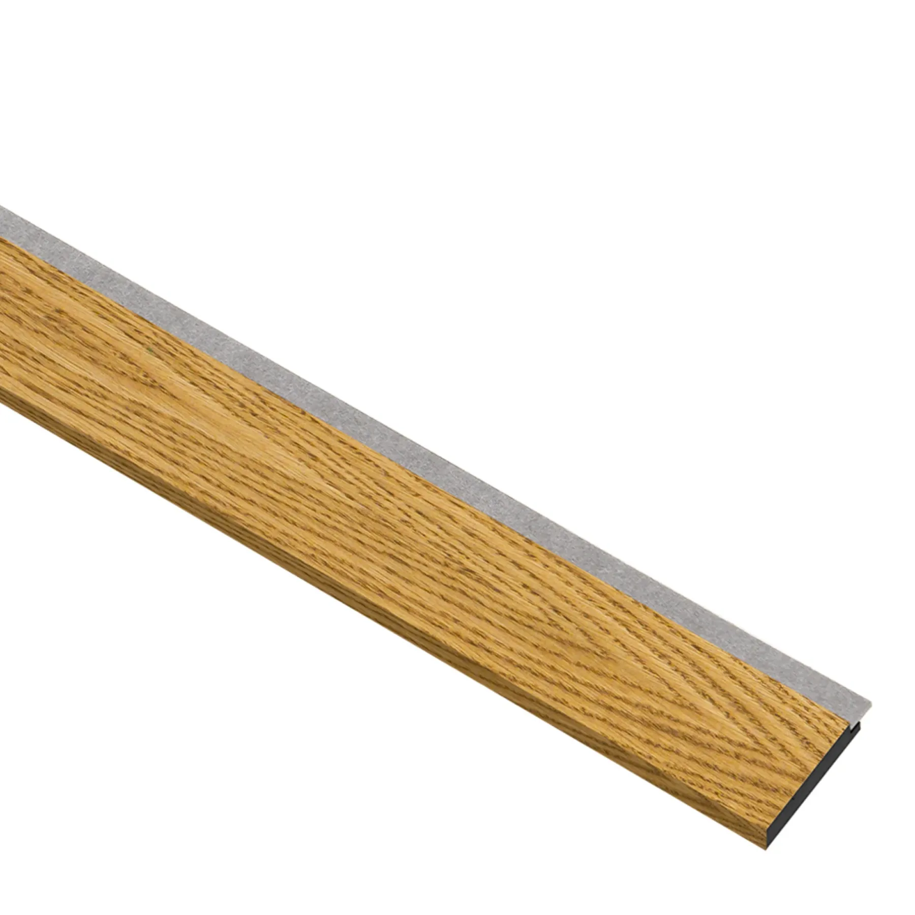 Akustikpanel ^ I-Wood AFSLUTNINGSLISTE EG, BRUN OLIE 17 X 67 X 2400 MM