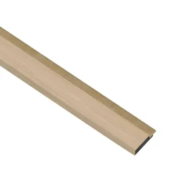 Akustikpanel ^ I-Wood AFSLUTNINGSLISTE EG, HVID OLIE 17 X 42 X 2400 MM