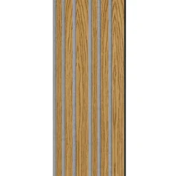 Akustikpanel ^ I-Wood AKUSTIKPANEL EG BRUN OLIE 17 X 300 X 2400 MM