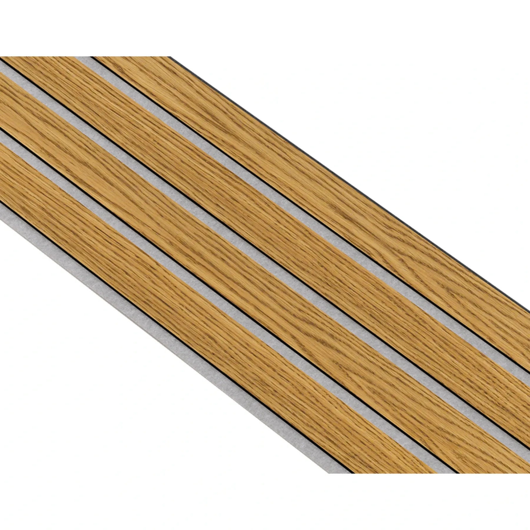 Akustikpanel ^ I-Wood AKUSTIKPANEL EG BRUN OLIE 17 X 300 X 2400 MM