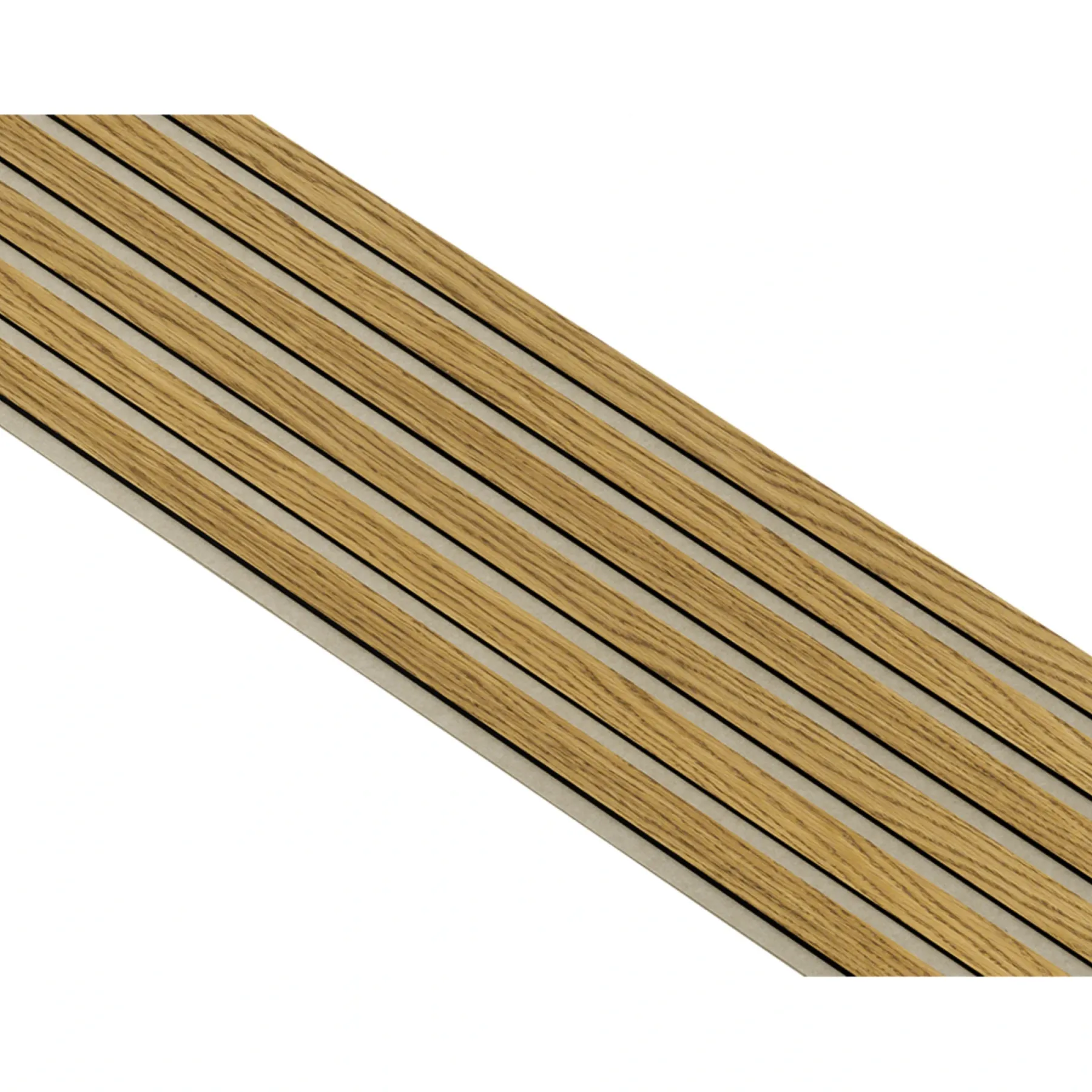 Akustikpanel ^ I-Wood AKUSTIKPANEL EG BRUN OLIE 17 X 300 X 2400 MM