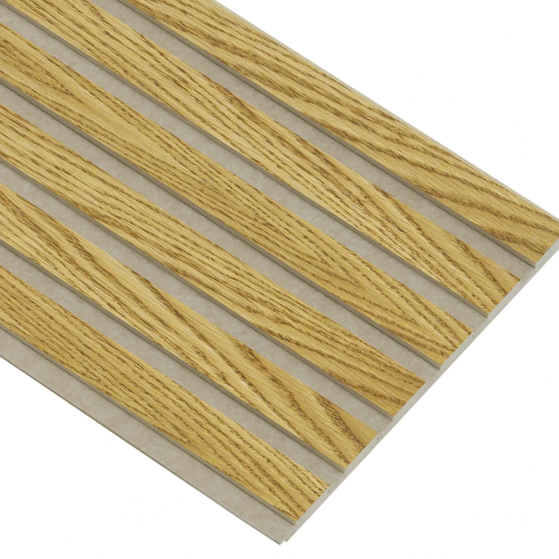 Akustikpanel ^ I-Wood AKUSTIKPANEL EG BRUN OLIE 16 X 300 X 2400 MM