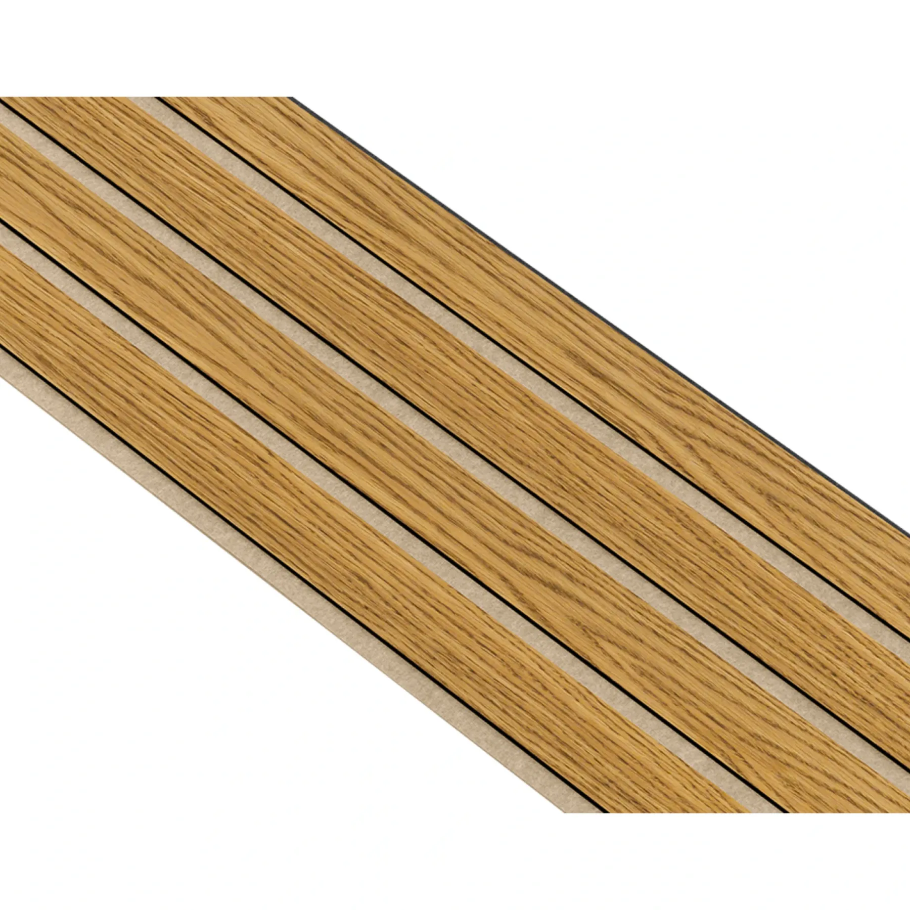 Akustikpanel ^ I-Wood AKUSTIKPANEL EG BRUN OLIE 17 X 300 X 2400 MM