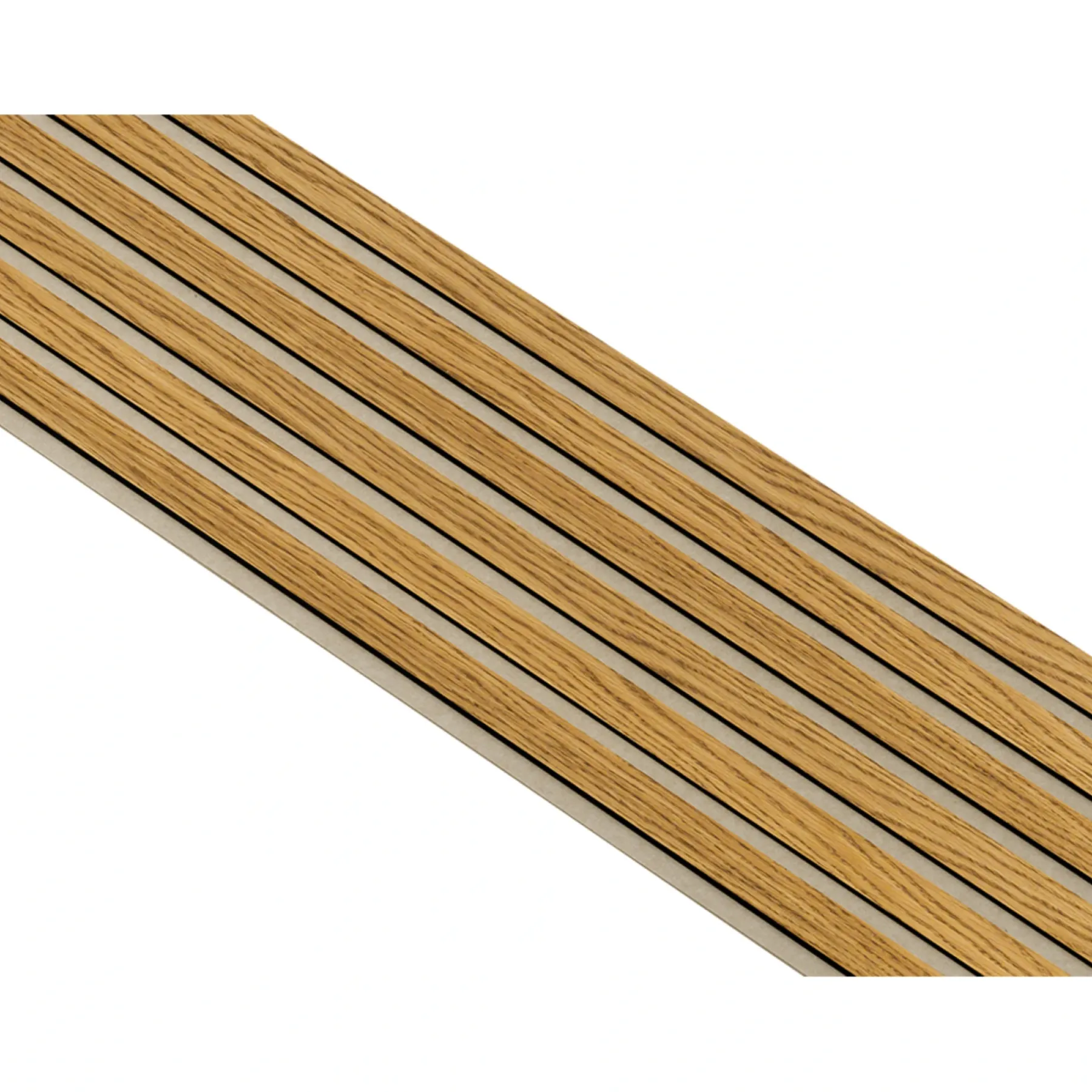 Akustikpanel ^ I-Wood AKUSTIKPANEL EG BRUN OLIE 17 X 300 X 2400 MM