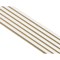 Akustikpanel ^ I-Wood AKUSTIKPANEL EG HVIDMALET 16 X 300 X 2400 MM