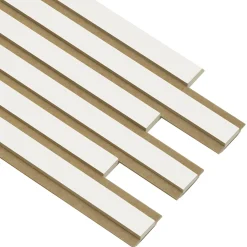 Akustikpanel ^ I-Wood AKUSTIKPANEL EG HVIDMALET 16 X 300 X 2400 MM