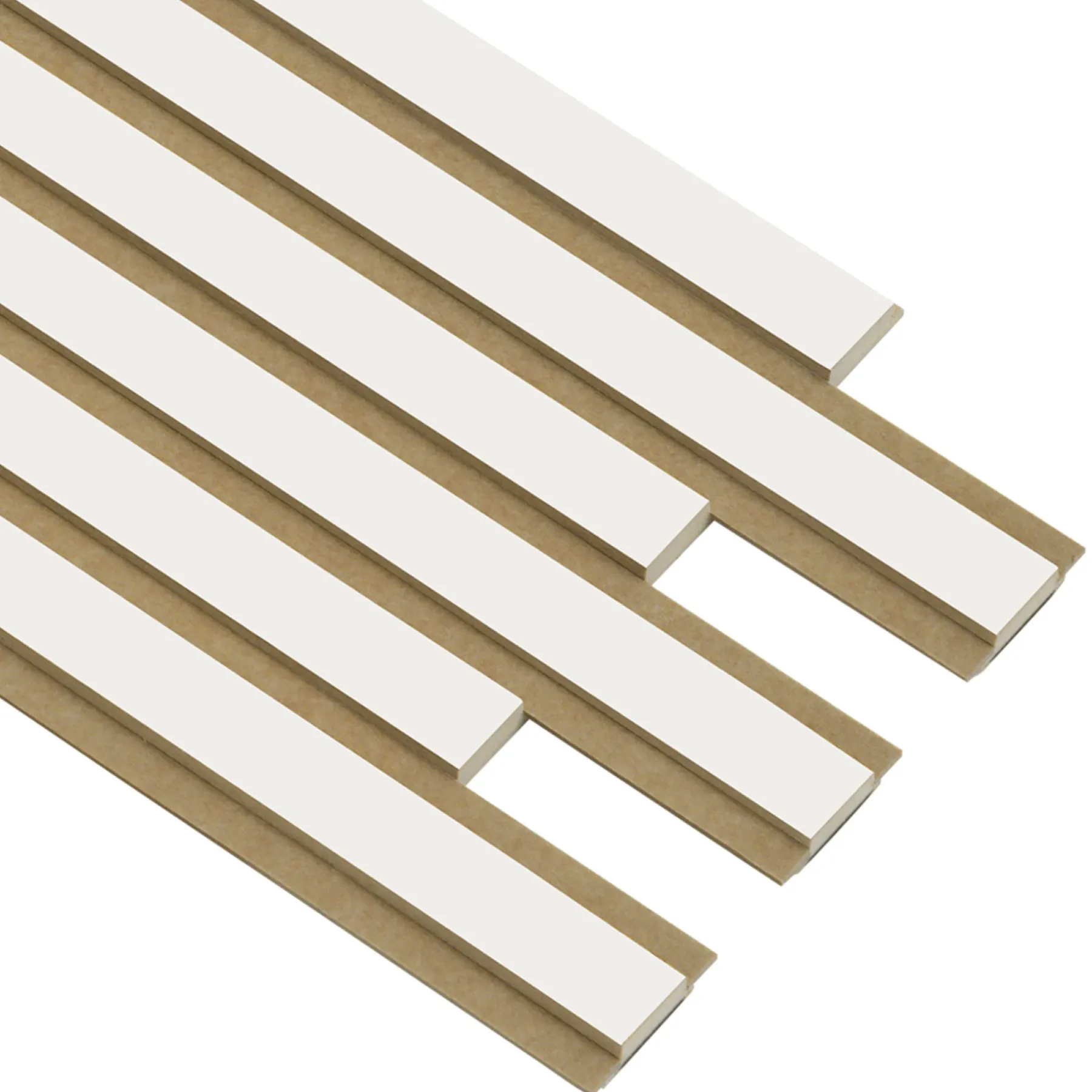 Akustikpanel ^ I-Wood AKUSTIKPANEL EG HVIDMALET 16 X 300 X 2400 MM