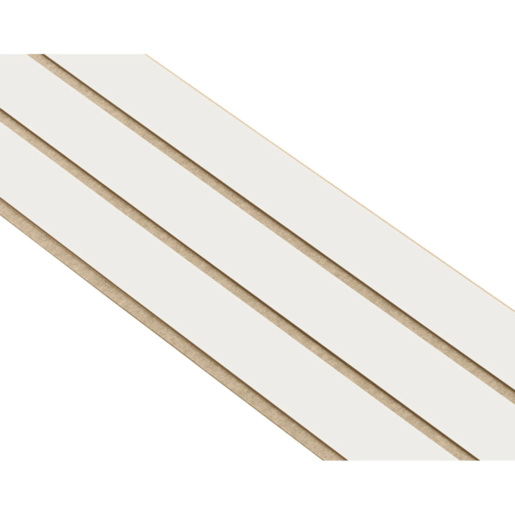 Akustikpanel ^ I-Wood AKUSTIKPANEL EG HVIDMALET 16 X 300 X 2400 MM