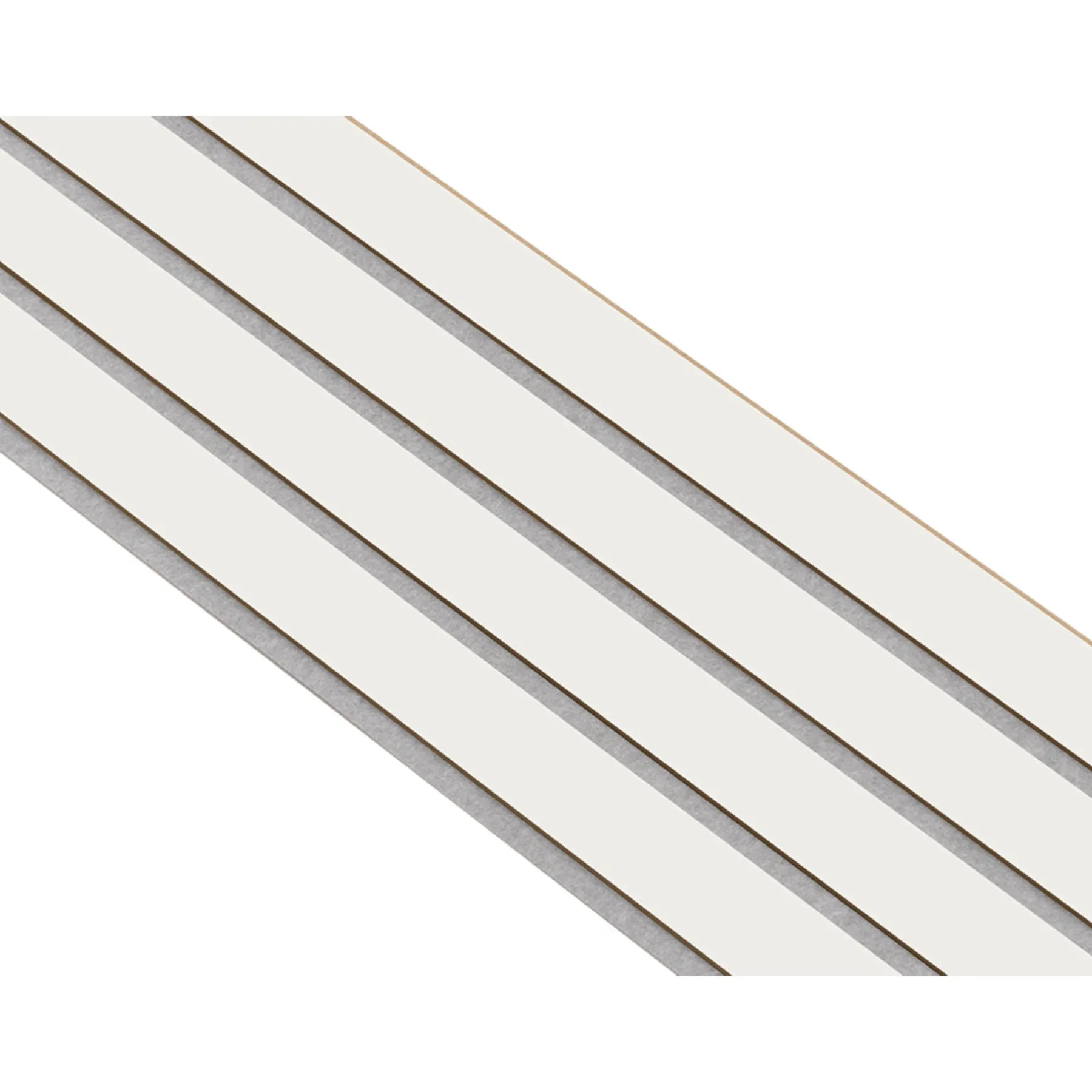 Akustikpanel ^ I-Wood AKUSTIKPANEL EG HVIDMALET 16 X 300 X 2400 MM