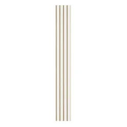 Akustikpanel ^ I-Wood AKUSTIKPANEL EG HVIDMALET 16 X 300 X 2400 MM