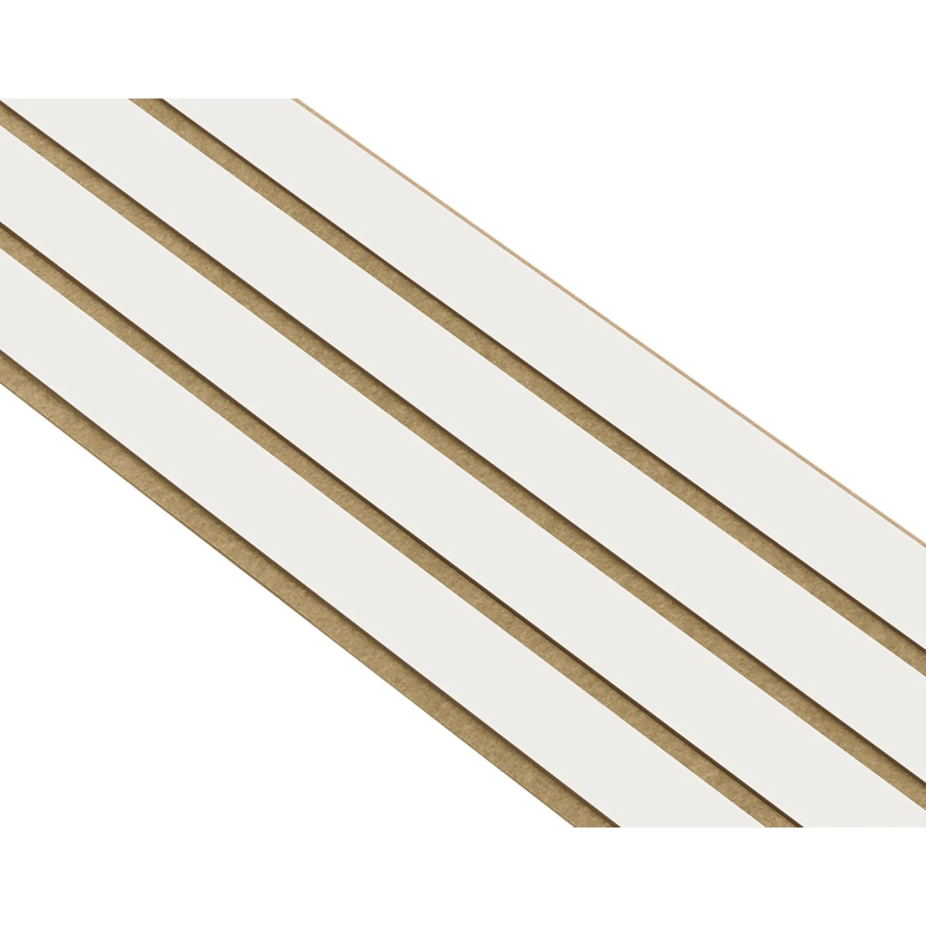 Akustikpanel ^ I-Wood AKUSTIKPANEL EG HVIDMALET 16 X 300 X 2400 MM