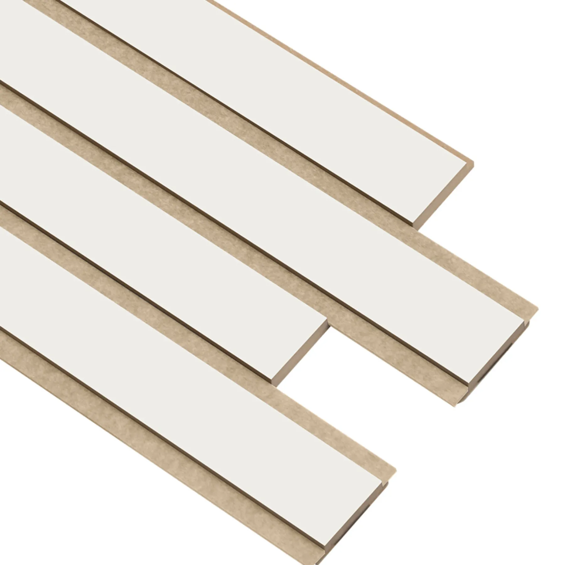 Akustikpanel ^ I-Wood AKUSTIKPANEL EG HVIDMALET 16 X 300 X 2400 MM