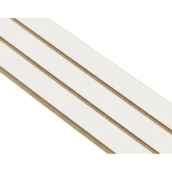 Akustikpanel ^ I-Wood AKUSTIKPANEL EG HVIDMALET 16 X 300 X 2400 MM