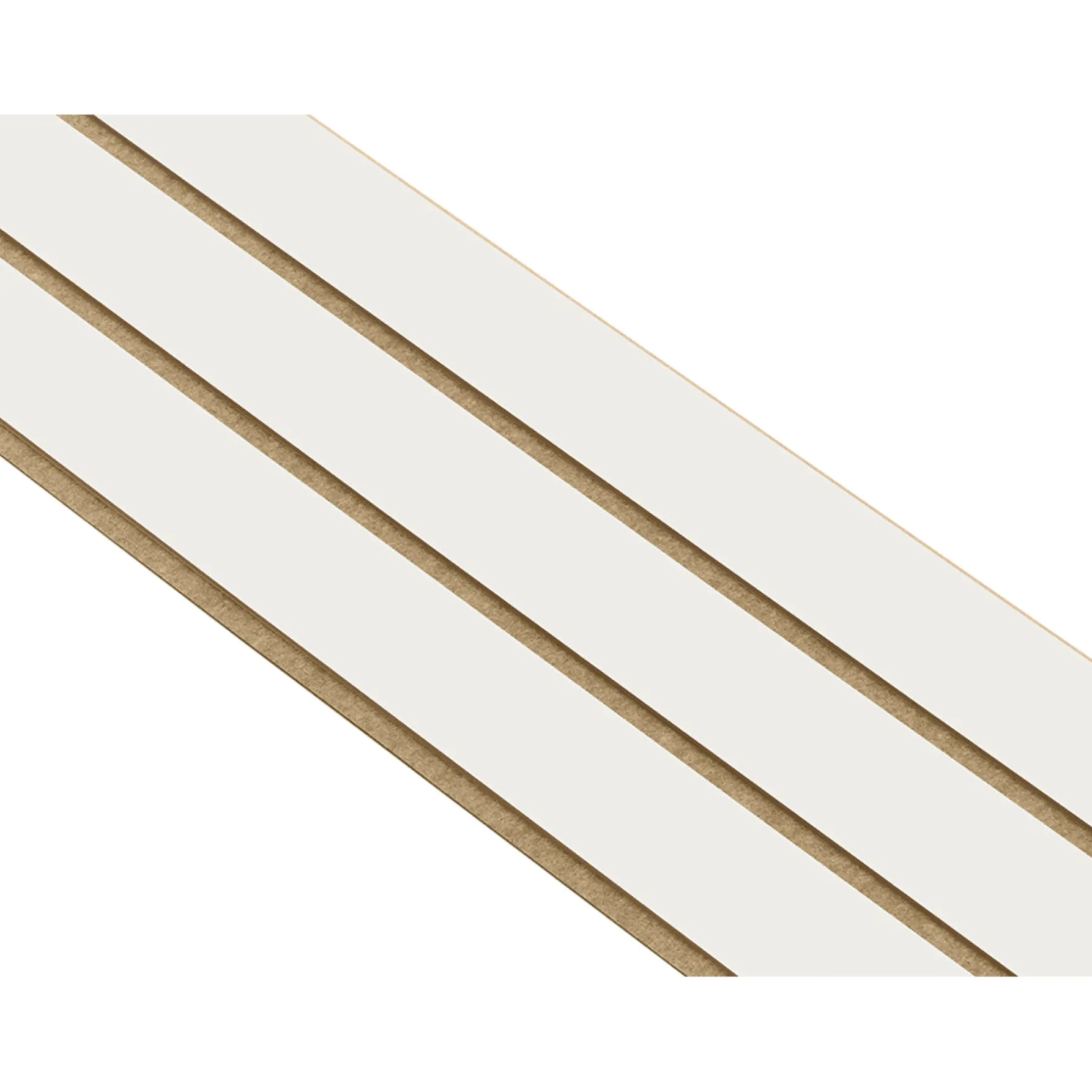 Akustikpanel ^ I-Wood AKUSTIKPANEL EG HVIDMALET 16 X 300 X 2400 MM