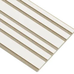 Akustikpanel ^ I-Wood AKUSTIKPANEL EG HVIDMALET 16 X 300 X 2400 MM