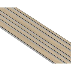 Akustikpanel ^ I-Wood AKUSTIKPANEL EG HVID OLIE 17 X 300 X 2400 MM