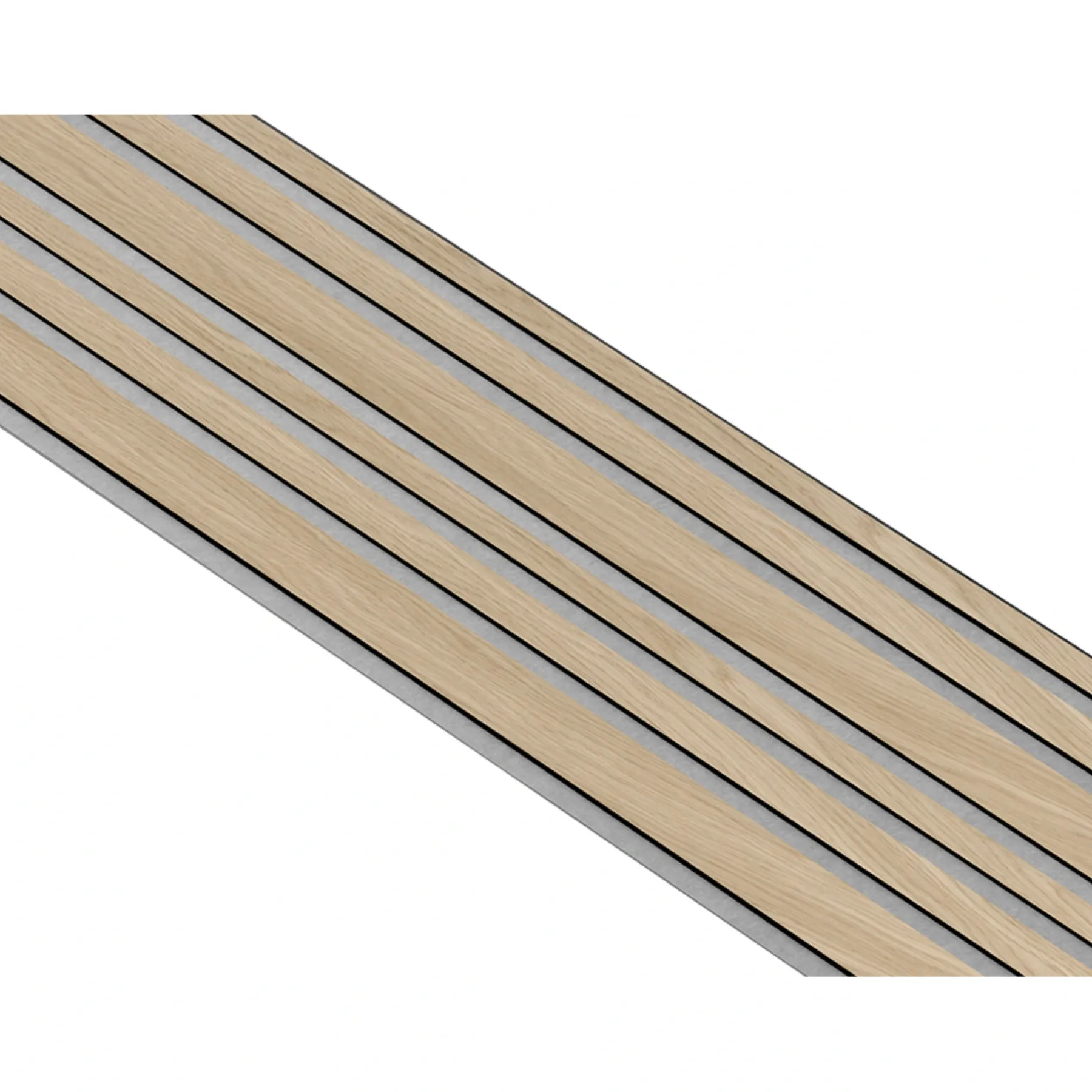 Akustikpanel ^ I-Wood AKUSTIKPANEL EG HVID OLIE 17 X 300 X 2400 MM