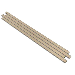 Akustikpanel ^ I-Wood AKUSTIKPANEL EG HVID OLIE 17 X 300 X 2400 MM