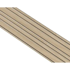 Akustikpanel ^ I-Wood AKUSTIKPANEL EG HVID OLIE 16 X 290 X 1200 MM
