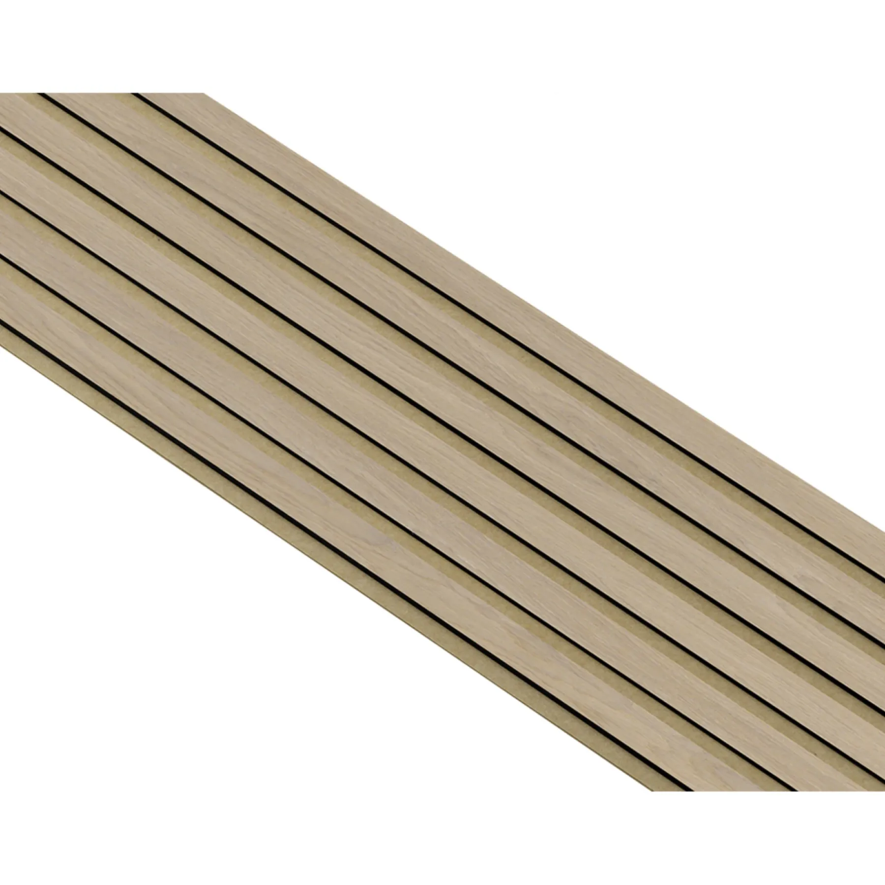 Akustikpanel ^ I-Wood AKUSTIKPANEL EG HVID OLIE 17 X 300 X 2400 MM