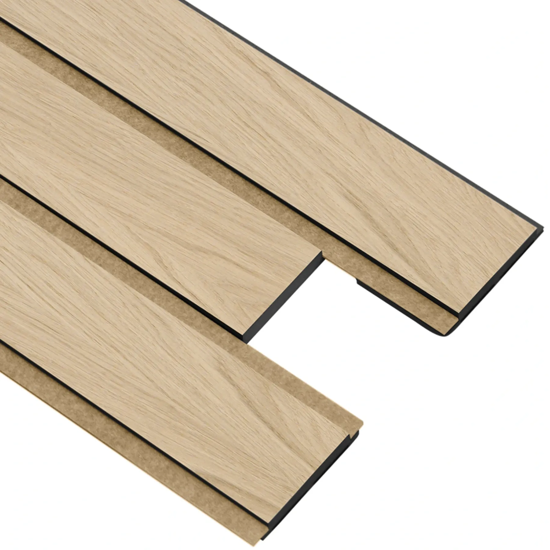 Akustikpanel ^ I-Wood AKUSTIKPANEL EG HVID OLIE 17 X 300 X 2400 MM