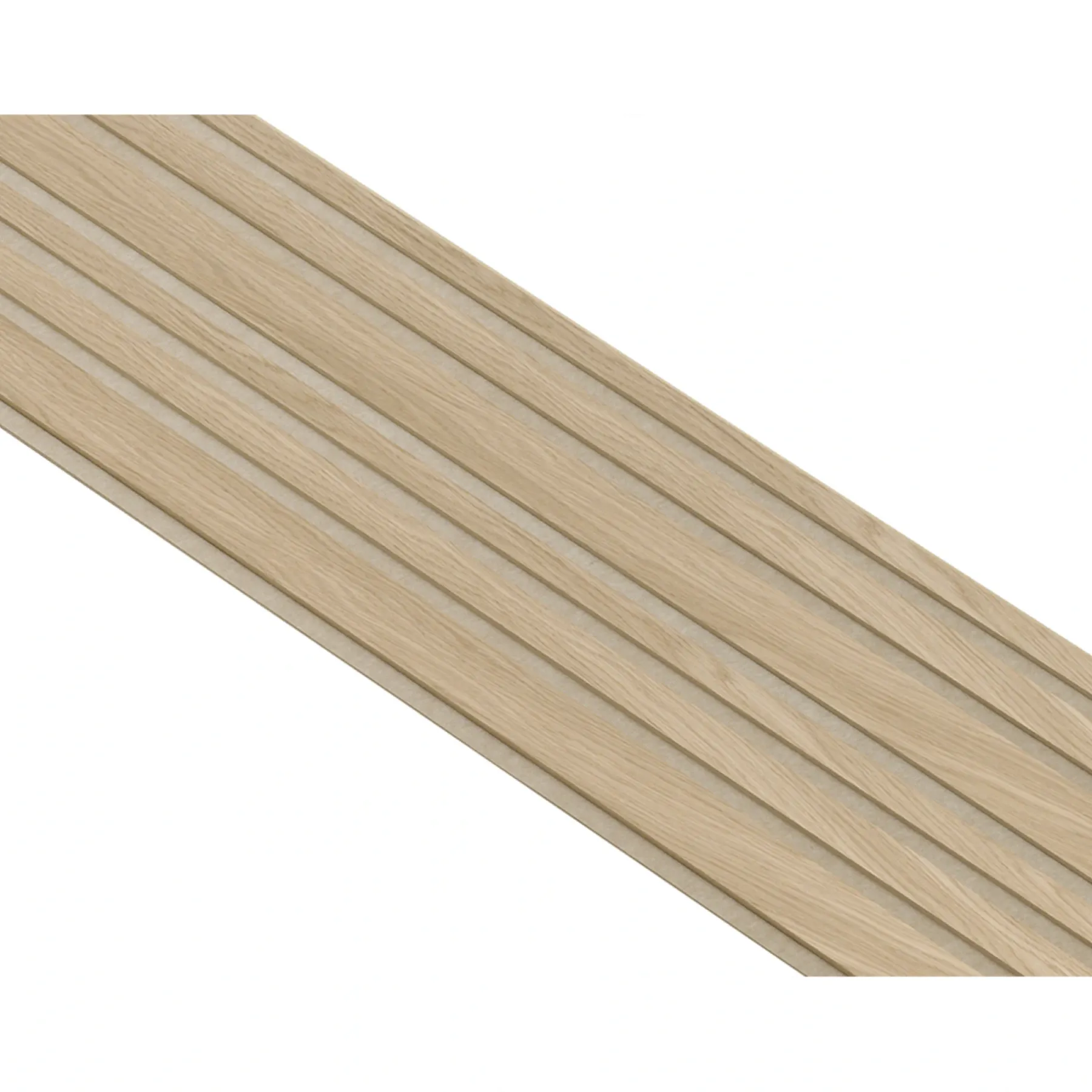 Akustikpanel ^ I-Wood AKUSTIKPANEL EG HVID OLIE 16 X 300 X 2400 MM
