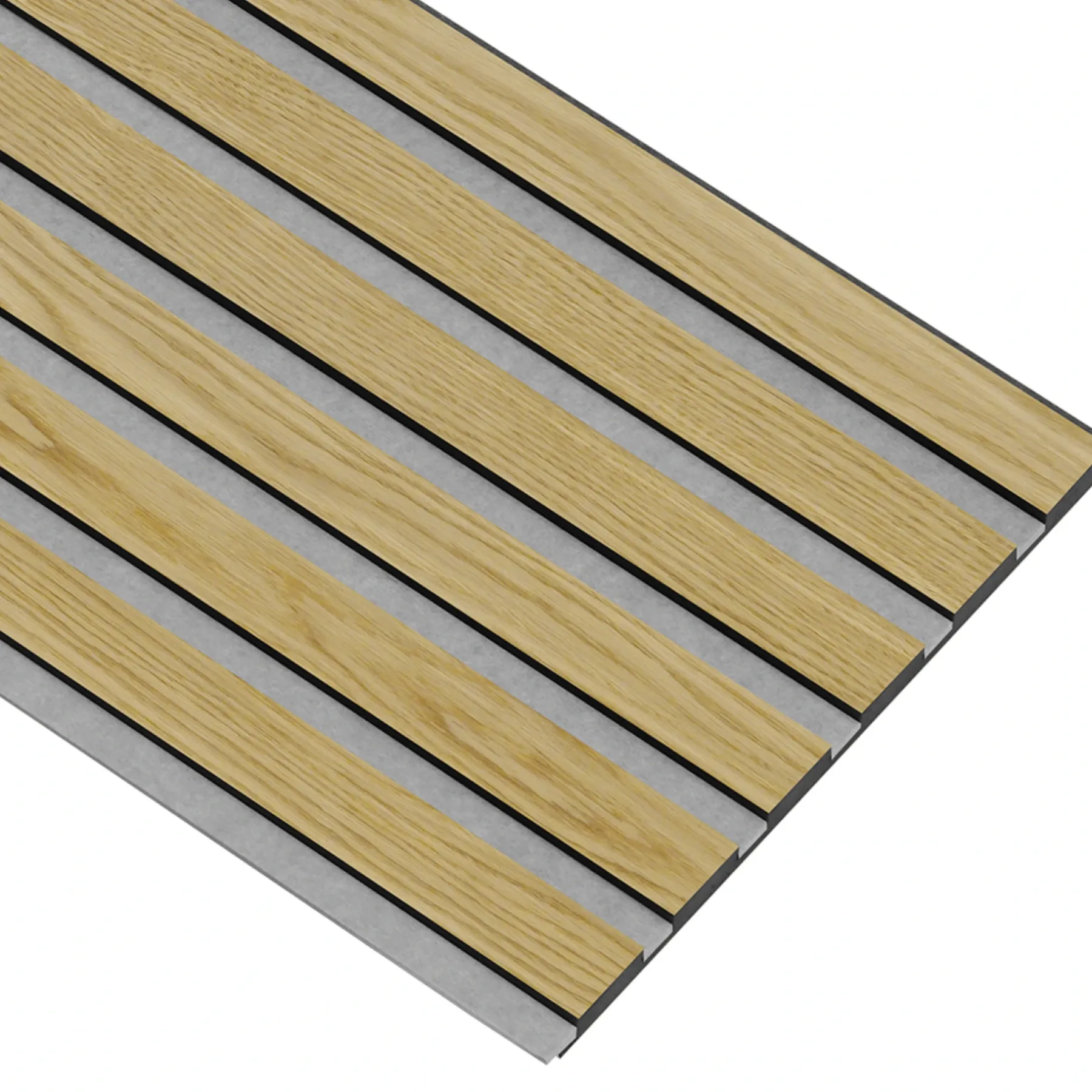 Akustikpanel ^ I-Wood AKUSTIKPANEL EG KLAR OLIE 17 X 300 X 2400 MM