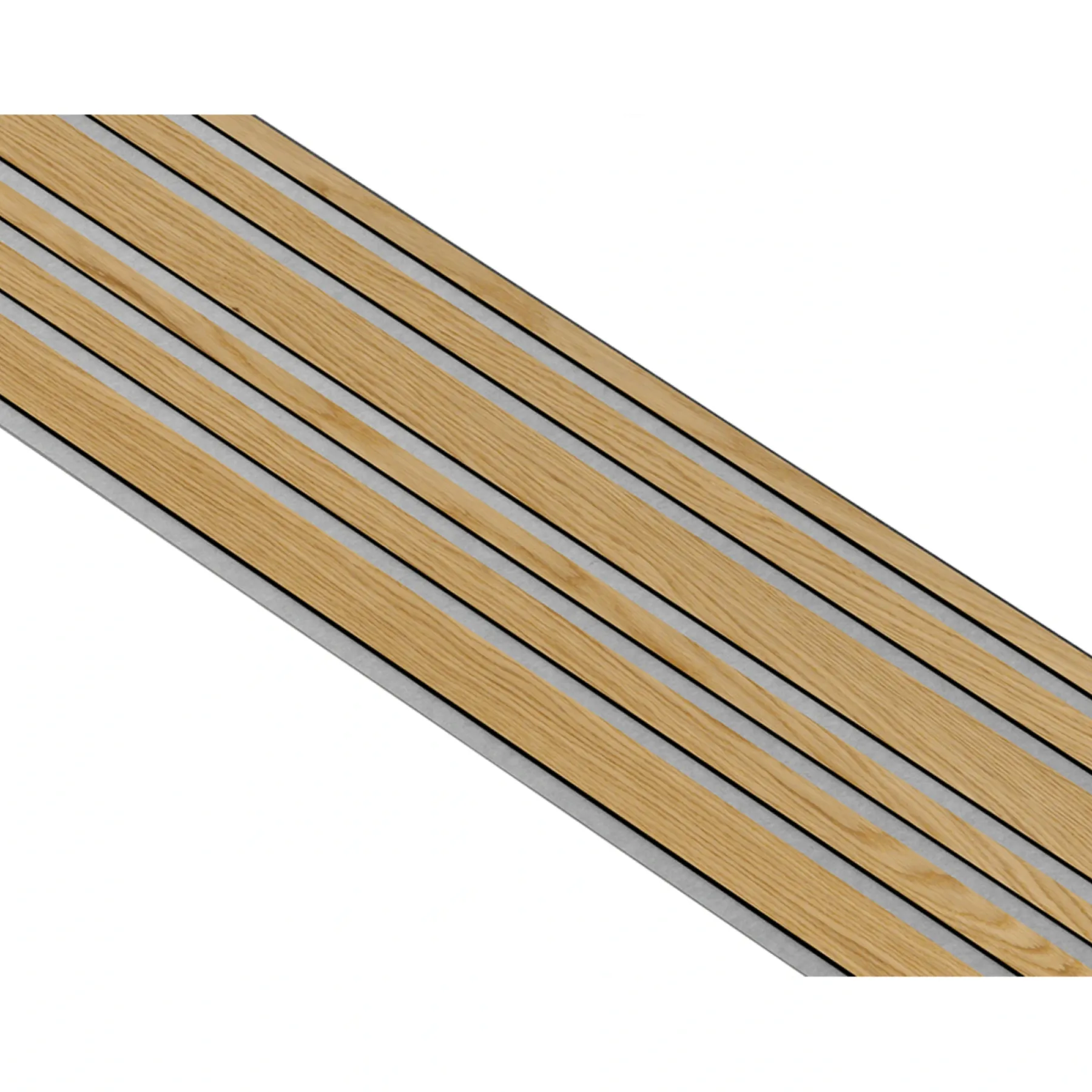 Akustikpanel ^ I-Wood AKUSTIKPANEL EG KLAR OLIE 17 X 300 X 2400 MM
