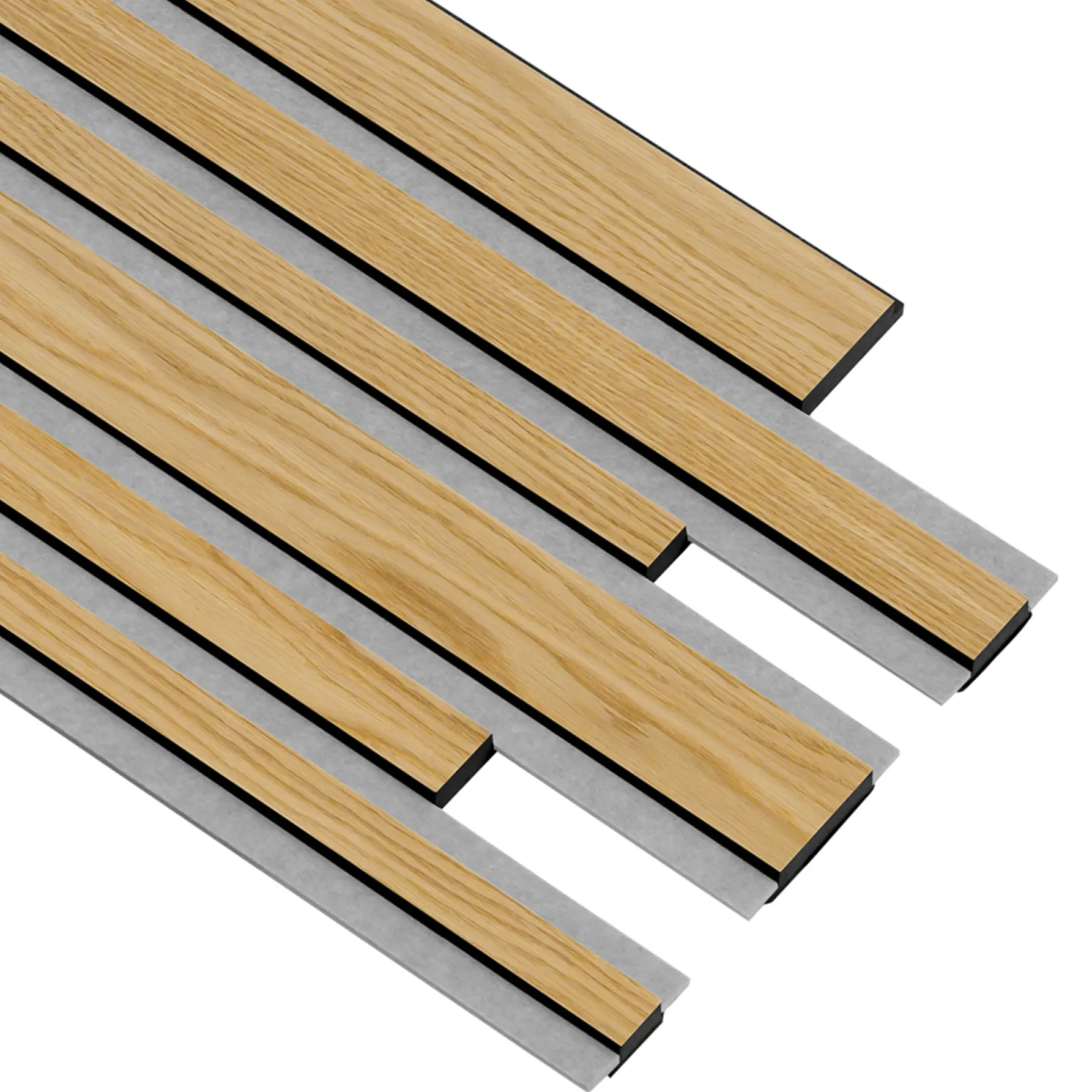 Akustikpanel ^ I-Wood AKUSTIKPANEL EG KLAR OLIE 17 X 300 X 2400 MM