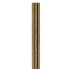 Akustikpanel ^ I-Wood AKUSTIKPANEL EG MØRKEBRUN OLIE 17 X 300 X 2400 MM