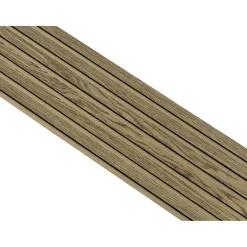Akustikpanel ^ I-Wood AKUSTIKPANEL EG MØRKEBRUN OLIE 17 X 300 X 2400 MM