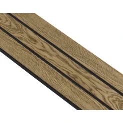 Akustikpanel ^ I-Wood AKUSTIKPANEL EG MØRKEBRUN OLIE 16 X 300 X 2400 MM