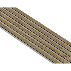 Akustikpanel ^ I-Wood AKUSTIKPANEL EG MØRKEBRUN OLIE 17 X 300 X 2400 MM